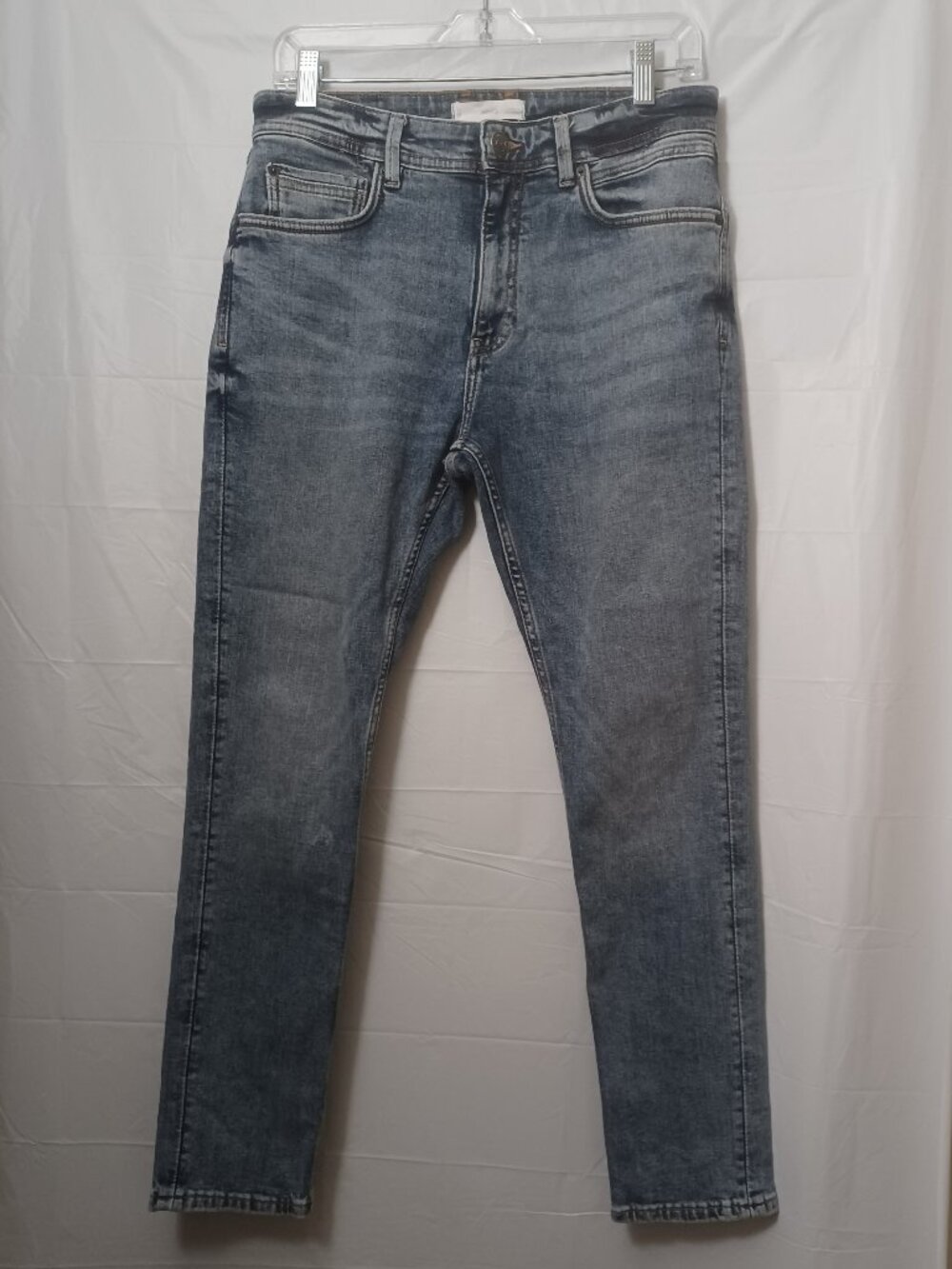 MANGO MNG DENIM SLIM FIT JEANS LIGHT MEDIUM WASH SIZE 38X28